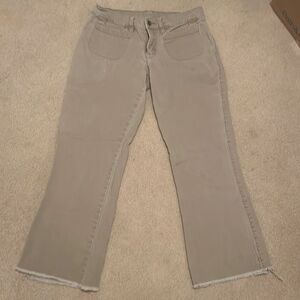 wish Tan Cropped Jeans. Size S